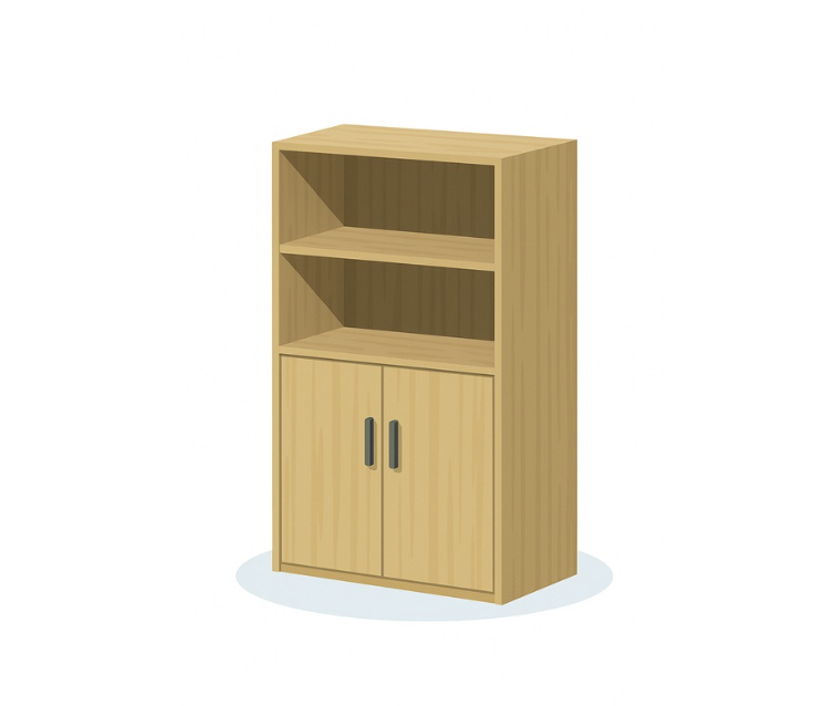 Compact office cabinet